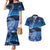New Zealand Matariki Couples Matching Mermaid Dress and Hawaiian Shirt Taniko Aramoana With Koru Galaxy Sky Night