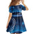 New Zealand Matariki Family Matching Off Shoulder Short Dress and Hawaiian Shirt Taniko Aramoana With Koru Galaxy Sky Night