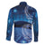 New Zealand Matariki Family Matching Puletasi and Hawaiian Shirt Taniko Aramoana With Koru Galaxy Sky Night