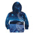New Zealand Matariki Kid Hoodie Taniko Aramoana With Koru Galaxy Sky Night