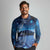 New Zealand Matariki Long Sleeve Polo Shirt Taniko Aramoana With Koru Galaxy Sky Night