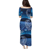New Zealand Matariki Puletasi Taniko Aramoana With Koru Galaxy Sky Night LT9 - Polynesian Pride
