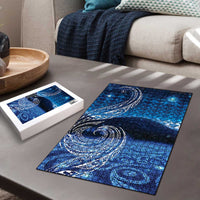 New Zealand Matariki Puzzle Taniko Aramoana With Koru Galaxy Sky Night - Polynesian Pride