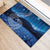 New Zealand Matariki Rubber Doormat Taniko Aramoana With Koru Galaxy Sky Night