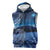 New Zealand Matariki Sleeveless Zip Hoodie Taniko Aramoana With Koru Galaxy Sky Night - Polynesian Pride