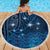 New Zealand Matariki Beach Blanket Taniko Aramoana With Maori Galaxy Sky Night