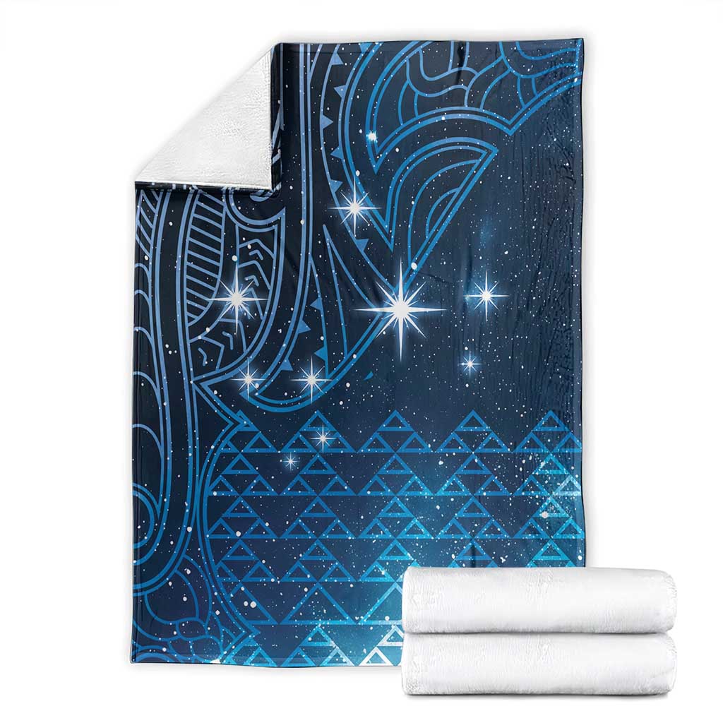New Zealand Matariki Blanket Taniko Aramoana With Maori Galaxy Sky Night LT9 - Polynesian Pride
