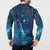 New Zealand Matariki Button Sweatshirt Taniko Aramoana With Maori Galaxy Sky Night