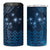 New Zealand Matariki 4 in 1 Can Cooler Tumbler Taniko Aramoana With Maori Galaxy Sky Night