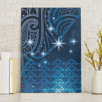 New Zealand Matariki Canvas Wall Art Taniko Aramoana With Maori Galaxy Sky Night LT9 Without Frame Galaxy - Polynesian Pride