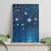 New Zealand Matariki Canvas Wall Art Taniko Aramoana With Maori Galaxy Sky Night LT9 - Polynesian Pride