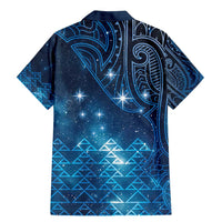 New Zealand Matariki Family Matching Mermaid Dress and Hawaiian Shirt Taniko Aramoana With Maori Galaxy Sky Night