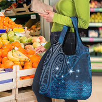 New Zealand Matariki Grocery Bag Taniko Aramoana With Maori Galaxy Sky Night