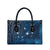 New Zealand Matariki Leather Bag Taniko Aramoana With Maori Galaxy Sky Night - Polynesian Pride