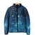 New Zealand Matariki Padded Jacket Taniko Aramoana With Maori Galaxy Sky Night - Polynesian Pride