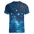 New Zealand Matariki Women V-Neck T-Shirt Taniko Aramoana With Maori Galaxy Sky Night