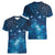 New Zealand Matariki Women V-Neck T-Shirt Taniko Aramoana With Maori Galaxy Sky Night