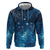 New Zealand Matariki Zip Hoodie Taniko Aramoana With Maori Galaxy Sky Night