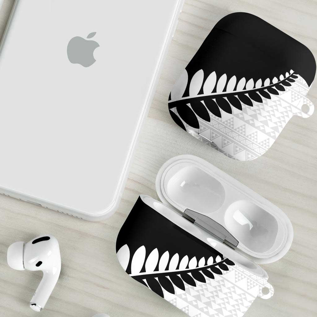 New Zealand Silver Fern Niho Taniwha AirPods Case - Polynesian Pride
