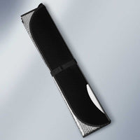 New Zealand Silver Fern Niho Taniwha Auto Sun Shade - Polynesian Pride