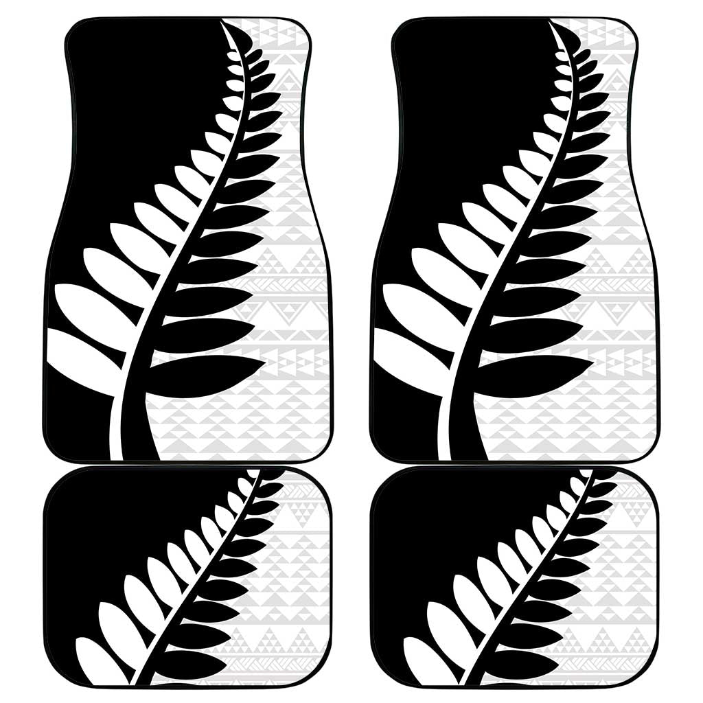 New Zealand Silver Fern Niho Taniwha Car Mats