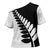 New Zealand Silver Fern Niho Taniwha Cross Shoulder Shirt - Polynesian Pride