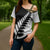 New Zealand Silver Fern Niho Taniwha Cross Shoulder Shirt - Polynesian Pride