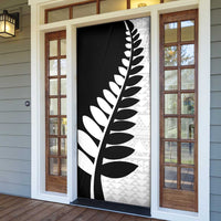 New Zealand Silver Fern Niho Taniwha Door Cover - Polynesian Pride
