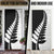 New Zealand Silver Fern Niho Taniwha Door Cover - Polynesian Pride