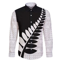 New Zealand Silver Fern Niho Taniwha Family Matching Puletasi and Hawaiian Shirt