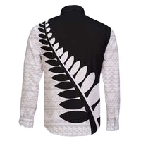 New Zealand Silver Fern Niho Taniwha Family Matching Puletasi and Hawaiian Shirt