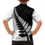 New Zealand Silver Fern Niho Taniwha Family Matching Tank Maxi Dress and Hawaiian Shirt