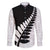 New Zealand Silver Fern Niho Taniwha Family Matching Tank Maxi Dress and Hawaiian Shirt