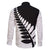 New Zealand Silver Fern Niho Taniwha Family Matching Tank Maxi Dress and Hawaiian Shirt