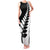 New Zealand Silver Fern Niho Taniwha Family Matching Tank Maxi Dress and Hawaiian Shirt