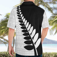 New Zealand Silver Fern Niho Taniwha Hawaiian Shirt