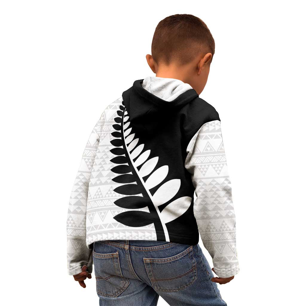 New Zealand Silver Fern Niho Taniwha Kid Hoodie