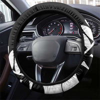New Zealand Silver Fern Niho Taniwha Steering Wheel Cover LT9 - Polynesian Pride