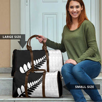 New Zealand Silver Fern Niho Taniwha Travel Bag - Polynesian Pride