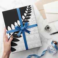 New Zealand Silver Fern Niho Taniwha Wrapping Paper - Polynesian Pride