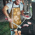 Gold Hibiscus Turle Apron Hawaiian Style Tribal Tapa Pattern - Polynesian Pride