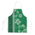 Green Hibiscus Turle Apron Hawaiian Style Tribal Tapa Pattern - Polynesian Pride