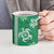 Green Hibiscus Turle Ceramic Mug Hawaiian Style Tribal Tapa Pattern - Polynesian Pride