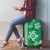 Green Hibiscus Turle Luggage Cover Hawaiian Style Tribal Tapa Pattern