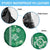 Green Hibiscus Turle Spare Tire Cover Hawaiian Style Tribal Tapa Pattern