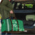 Green Hibiscus Turle Travel Bag Hawaiian Style Tribal Tapa Pattern - Polynesian Pride