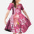 Pink Hibiscus Turle Family Matching Mermaid Dress and Hawaiian Shirt Hawaiian Style Tribal Tapa Pattern