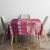 Pink Hibiscus Turle Tablecloth Hawaiian Style Tribal Tapa Pattern