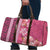 Pink Hibiscus Turle Travel Bag Hawaiian Style Tribal Tapa Pattern - Polynesian Pride