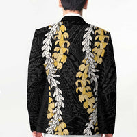 Puakenikeni and Maile Lei Blazer Black Double Strand Lei - Polynesian Pride